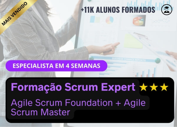 Formação Scrum Expert (Agile Scrum Foundation + Agile Scrum Master)