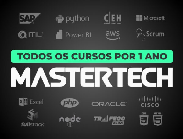 Assinatura MasterTech: 12 Meses de Acesso a Todos os Cursos Presenciais e Online ao Vivo